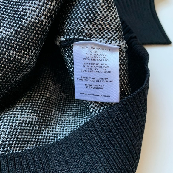 Parker Beven Silver Star Black Sweater - Picture 5 of 6